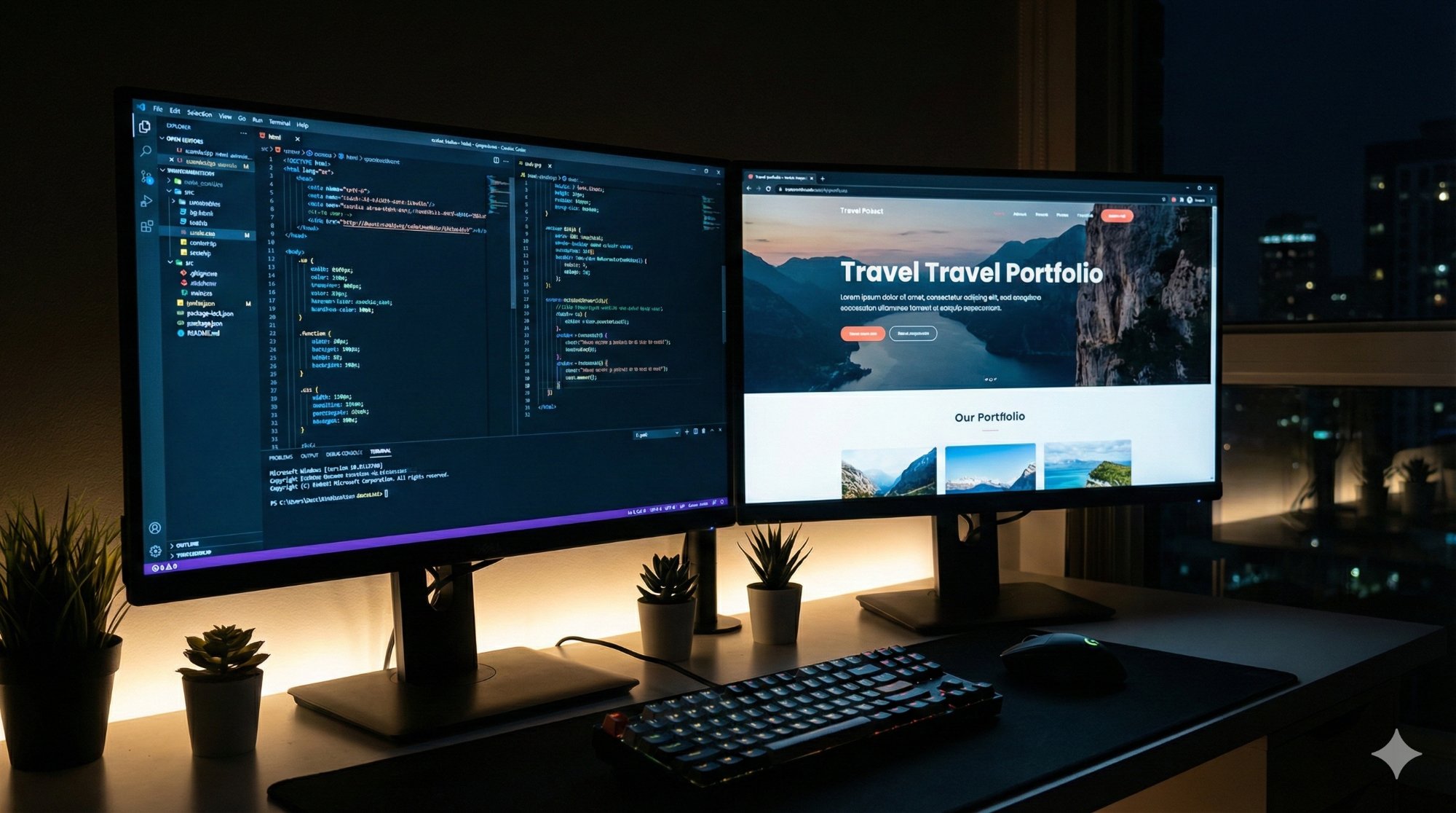 AI 寫程式做網站